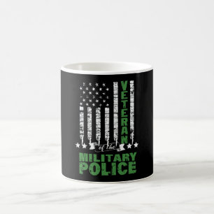 Mug Vétéran De La Police Militaire - Drapeau Américain