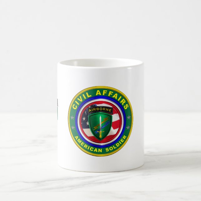 Mug Vétéran de l'armée des affaires civiles fier  (Centre)