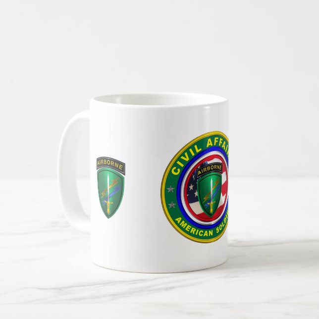 Mug Vétéran des affaires civiles de l'armée (Devant gauche)