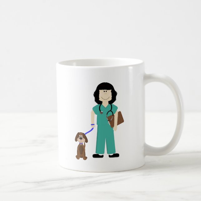 Mug Vétérinaire avec le chien (Droite)