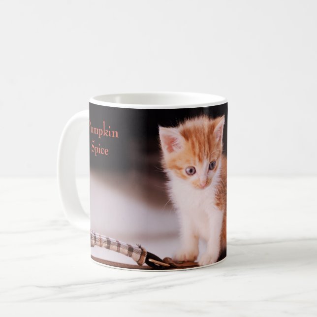 Mug Vétérinaire Chaton Orange Véto  (Devant gauche)