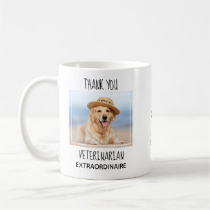 Mug Vétérinaire Cute Merci photo animal de compagnie V