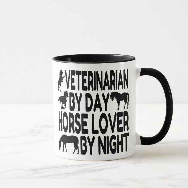 Mug Vétérinaire de Horse Lover (Droite)