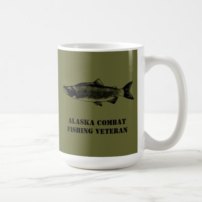 Mug Vétérinaire de la pêche de combat de l'Alaska (Droite)