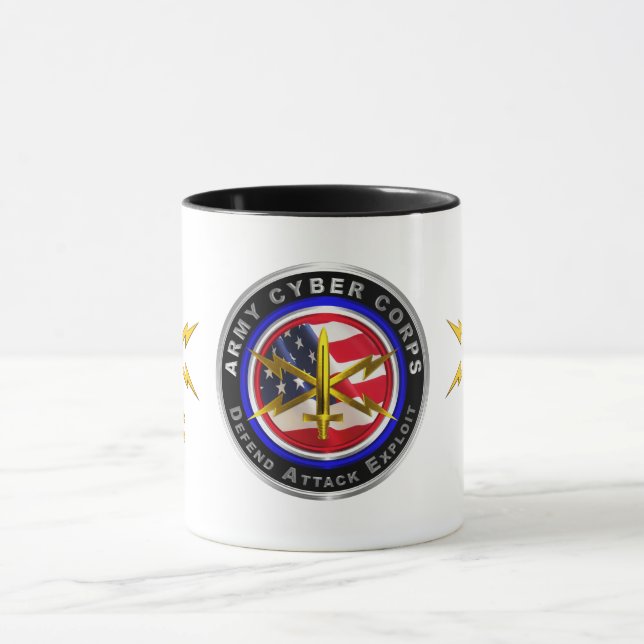 Mug Vétérinaire du Cyber Corps de l'Armée (Centre)