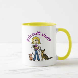 Mug Vétérinaire féminine blonde