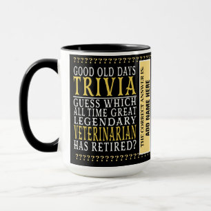 Mug Vétérinaire Funny Personnalisé Retraité, Retraité