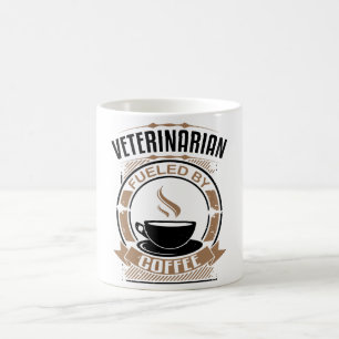 Mug Vétérinaire rempli de combustible par le café