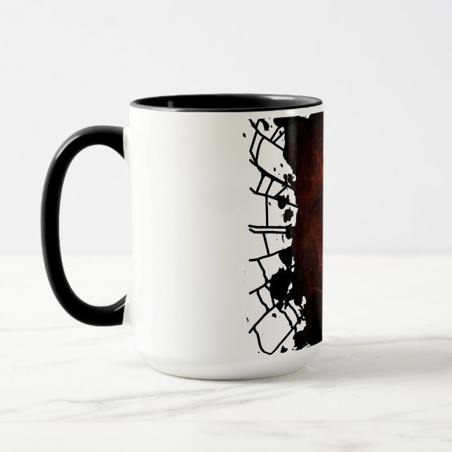 Mug Veuve noire (conception de signature) (Gauche)