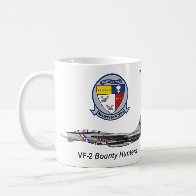 Mug VF-2 générosité F-14 Tomcat (Gauche)