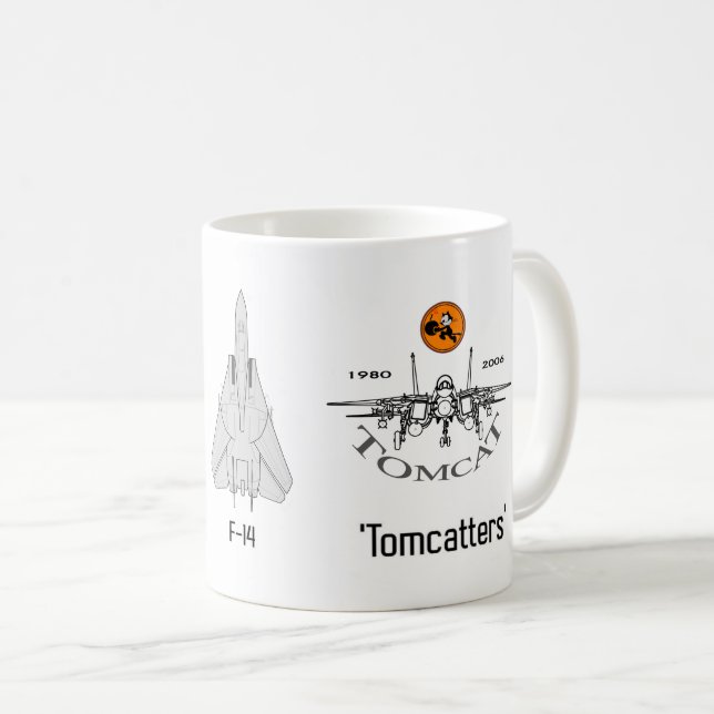 Mug VF-31 "Tomcatters" - NAS Oceana - F-14 Tomcat (Devant droit)