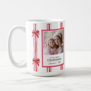 Mug Viande de Noël rose et rouge