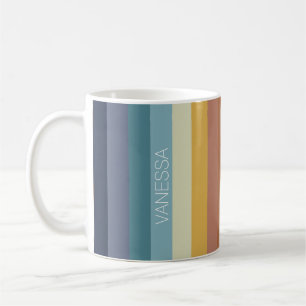 Mug Vibe rayure vintage rétro 70s 60s
