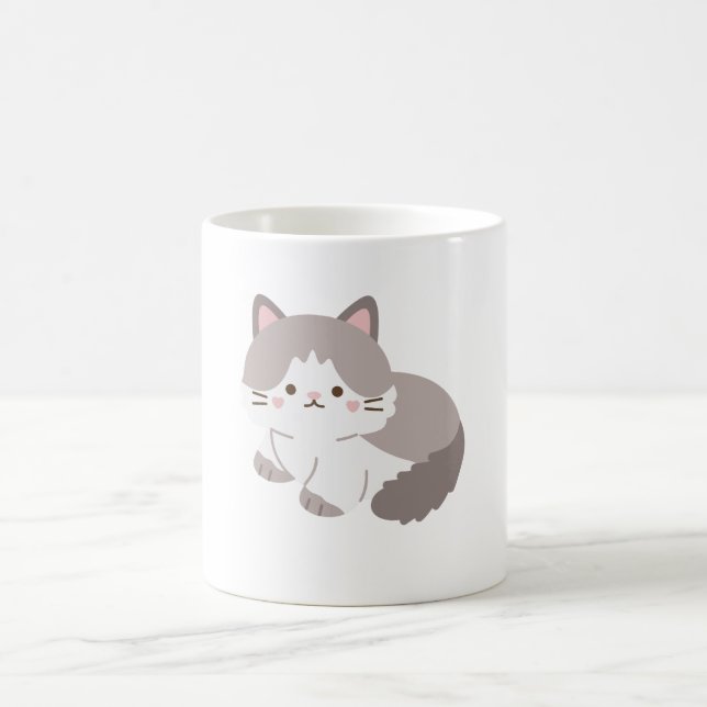 Mug Vibes Anime - Sticker Cool et mignon (Centre)