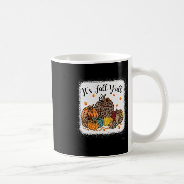 Mug Vibes automnales C'est automne Y'all Leopard Citro (Droite)