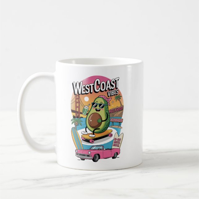 Mug Vibes Avocado de la côte ouest (Gauche)