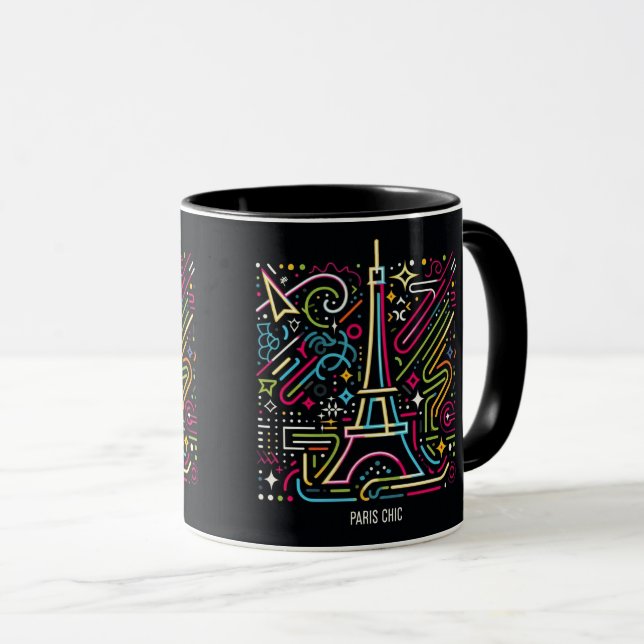 Mug Vibes Chic Parisiennes #5 (Devant droit)