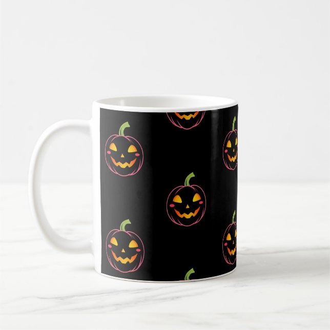 Mug Vibes Citrouilles d'Halloween (Gauche)