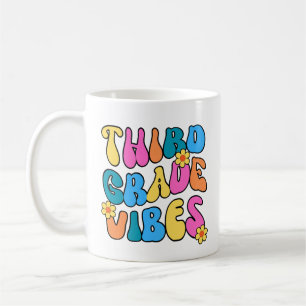 Mug Vibes colorées de troisième année - Retour à l'éco