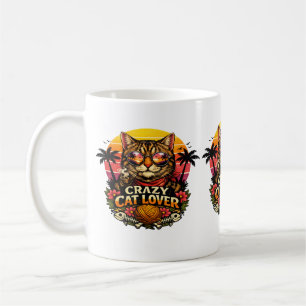 Mug Vibes d'amour pour les chats – Design de chat mign