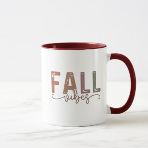 Mug Vibes d'automne arc-en-ciel