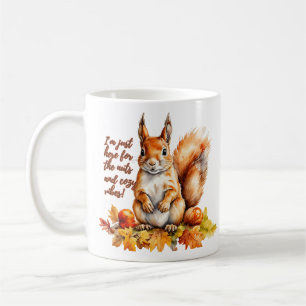 Mug Vibes d'automne de la noix d'écureuil