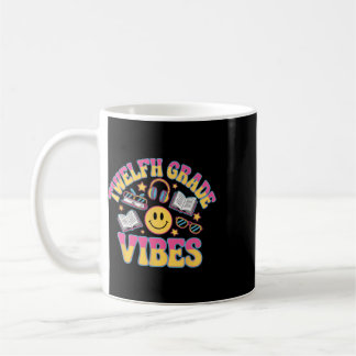 Mug Vibes de 12e année Professeur de douzième année En