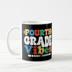 Mug Vibes de 4e année Retour à l'école