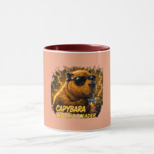 Mug Vibes de Capybara 🧋   Énergie de Leader Décontrac