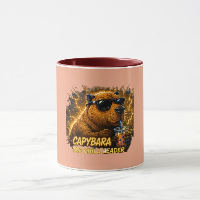 Mug Vibes de Capybara 🧋 | Énergie de Leader Décontrac (Centre)