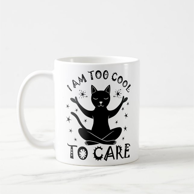 Mug Vibes de chats cool (Gauche)