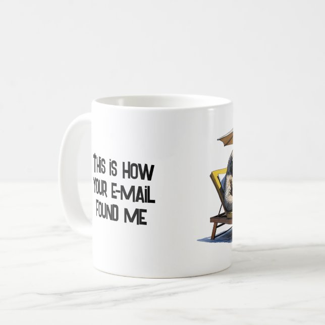 Mug Vibes de fraîcheur estivale de paresseux (Devant gauche)