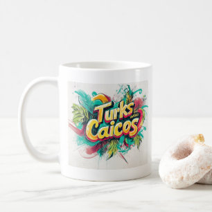 Mug Vibes de graffiti Turks & Caicos : Island Street A