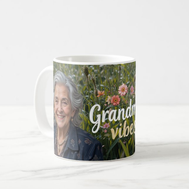 Mug Vibes de grand-mère (Devant gauche)