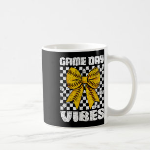 Mug Vibes de jour de jeu Coquette Bow Softll Maman Sof