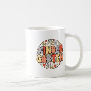 Mug Vibes de maternelle groovy professeurs rétro enfan