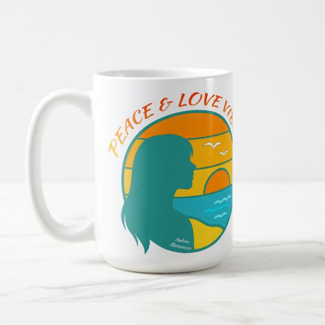 Mug Vibes de Paix & d'Amour (Gauche)