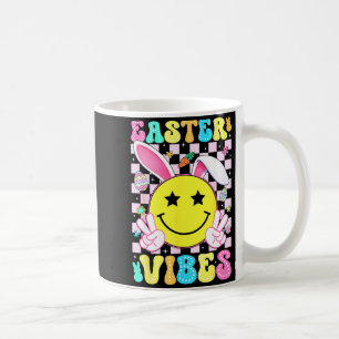 Mug Vibes de Pâques rétro lapin groovy oreilles de lap