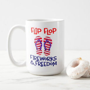 Mug Vibes de plage patriotique