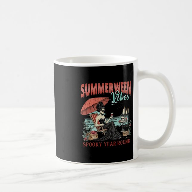 Mug Vibes de Summerween Épouvantail toute l'année Fill (Droite)