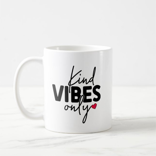 Mug Vibes de type mignonne uniquement (Gauche)