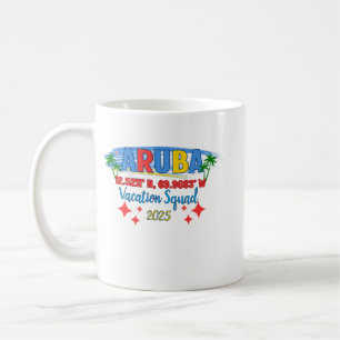 Mug Vibes de vacances à Aruba 2025 Évasion tropicale