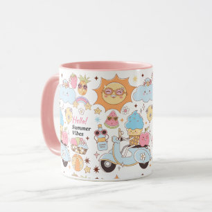Mug Vibes d'été Pastel