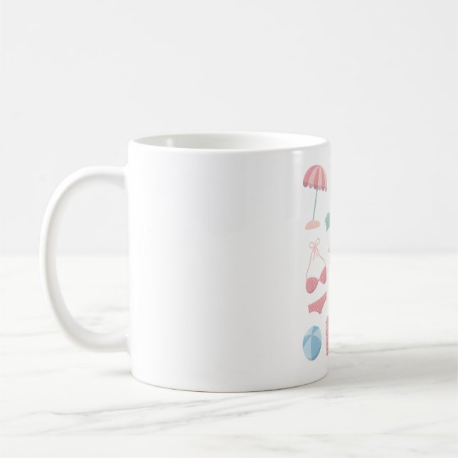 Mug Vibes d'été sur la plage (Gauche)