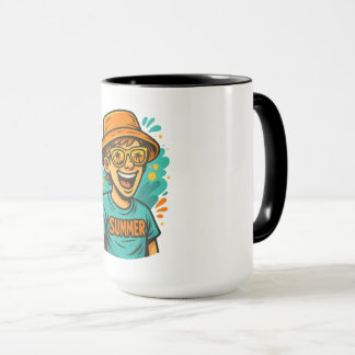 Mug Vibes d'été urbaines Tee de dessin - Stre lumineux