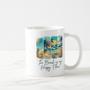 Mug Vibes d'été Vacances à la plage La plage est mon b