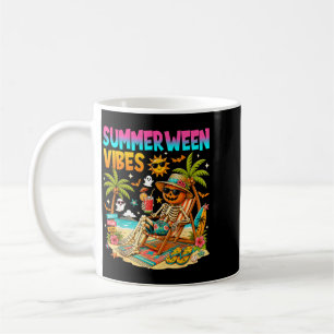 Mug Vibes d'Halloween d'été Squelette de plage d'été d