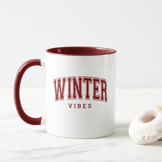 MUG VIBES D'HIVER (Avec donut)
