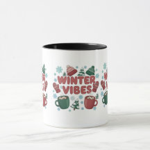 Vibes d'hiver" 2D puff
