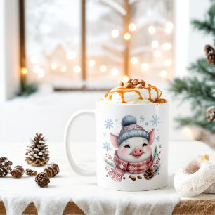 Mug Vibes d'hiver Cochon -